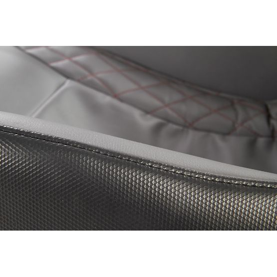 Relaxační křeslo DOPIO s masážní funkcí, šedé