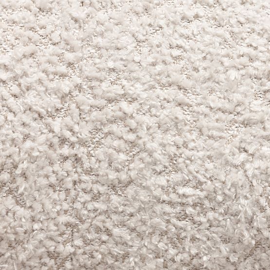 Relaxační křeslo Hella světle béžové, boucle, zaoblené