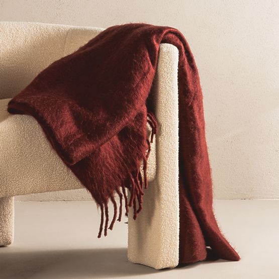 Relaxační křeslo Lorraine, béžové, boucle