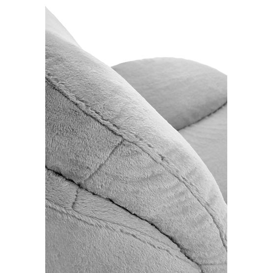 Relaxační křeslo SHELL, šedé 