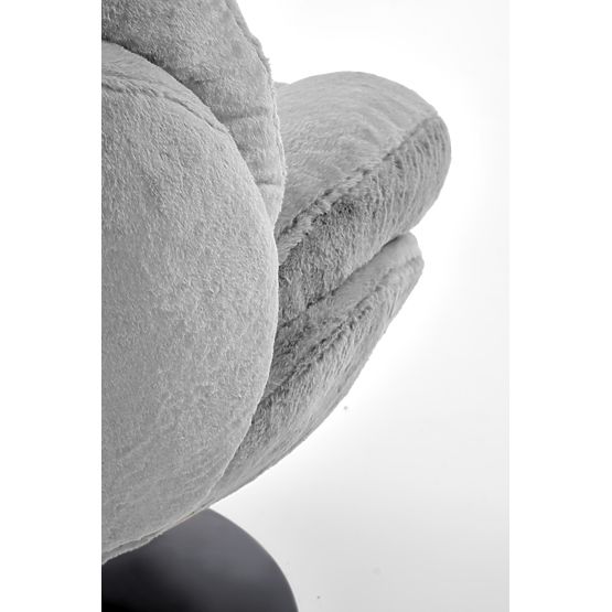 Relaxační křeslo SHELL, šedé 