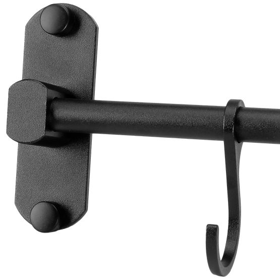 Reling do kuchyně a koupelny SIVAS černý