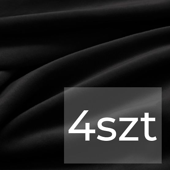 RESTILO potah na pohovku SENTO barva černá hladký klasický styl