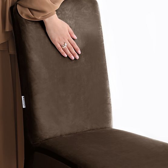 RESTILO potah na pohovku SENTO barva hnědá hladký klasický styl