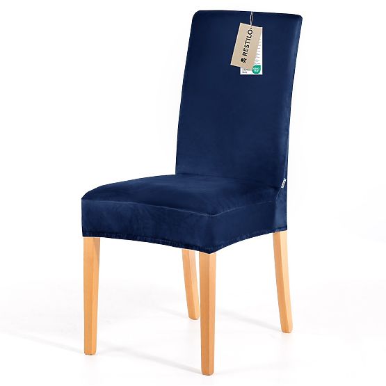 RESTILO potah na pohovku SENTO barva indigo hladký klasický styl