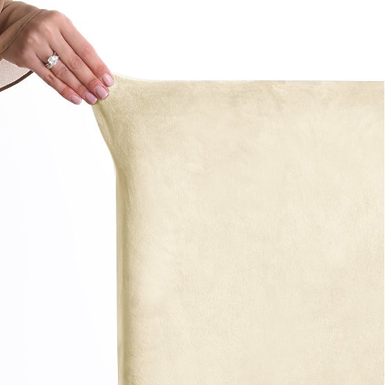 RESTILO potah na pohovku SENTO barva krémová hladký klasický styl