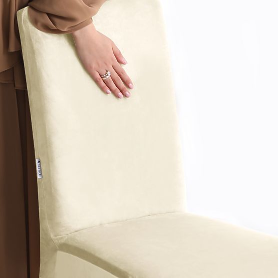 RESTILO potah na pohovku SENTO barva krémová hladký klasický styl