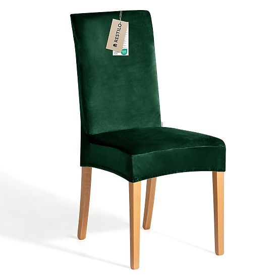 RESTILO potah na pohovku SENTO barva lahvově zelená hladký klasický styl