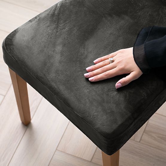 RESTILO potah na pohovku SENTO barva ocelová hladký klasický styl