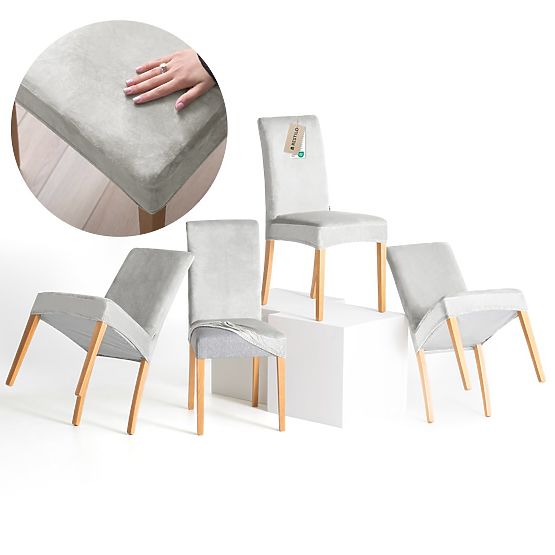 RESTILO potah na pohovku SENTO barva šedá hladká klasický styl