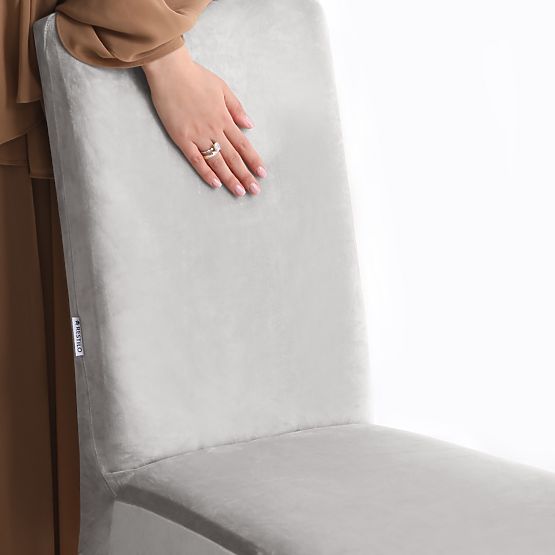 RESTILO potah na pohovku SENTO barva šedá hladká klasický styl