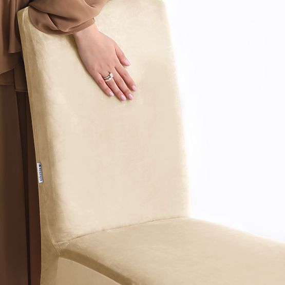 RESTILO potah na pohovku SENTO barva světle béžová hladký klasický styl