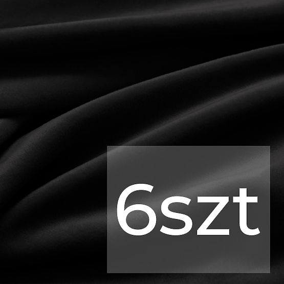 RESTILO potah na pohovku SENTO černá hladká klasický styl