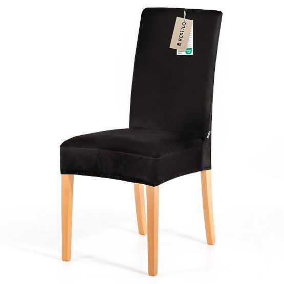 RESTILO potah na pohovku SENTO černá hladká klasický styl