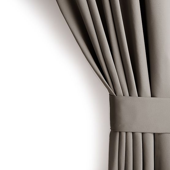 RESTILO závěs BLACKOUT barva béžová, šerpa na uchycení, klasický styl, páska, materiál blackout 140x