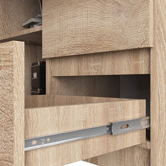 ROHOVÝ PSACÍ STŮL B16 CLP PRAVÝ PK SONOMA