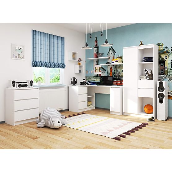 ROHOVÝ STŮL B20 CLP LEVOSTRANNÝ PK BÍLÝ