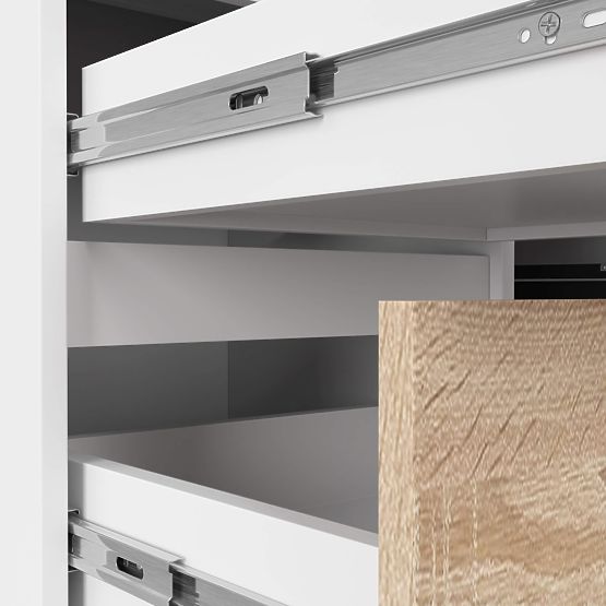 ROHOVÝ STŮL B20 CLP LEVOSTRANNÝ PK BÍLÝ / SONOMA