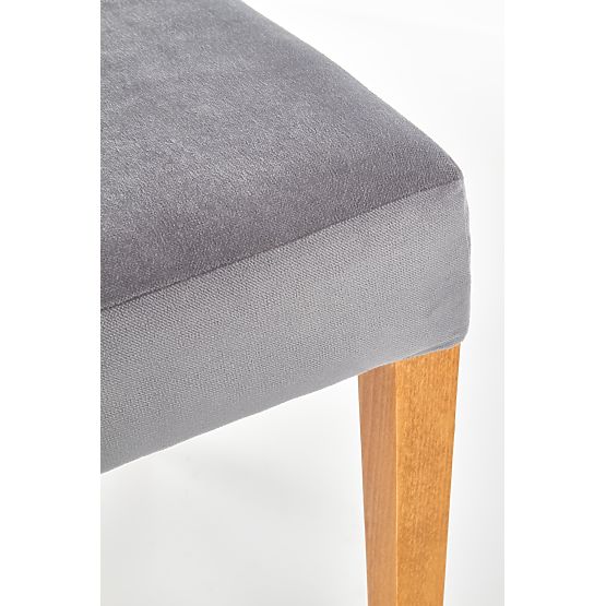 ROIS židle dub medový / šedý 