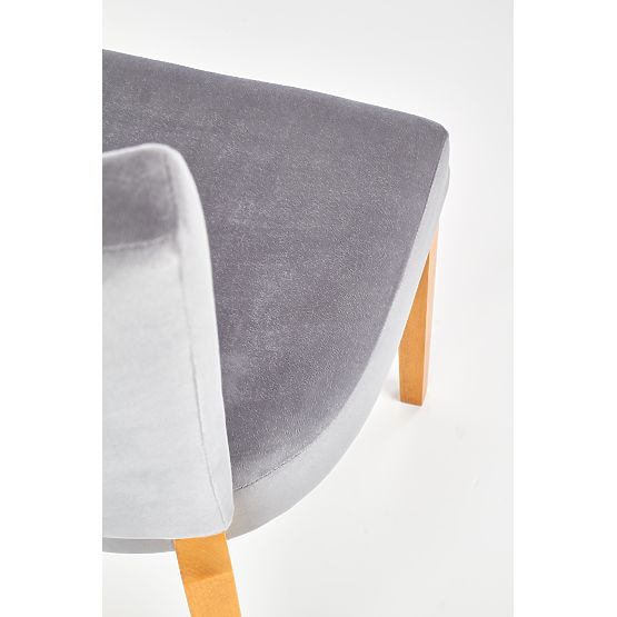 ROIS židle dub medový / šedý 