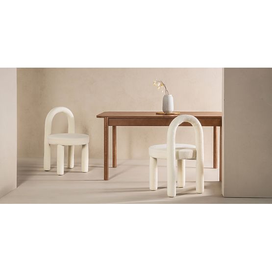 Rozkládací stůl Iselio 160-200 cm, obdélníkový, hnědý