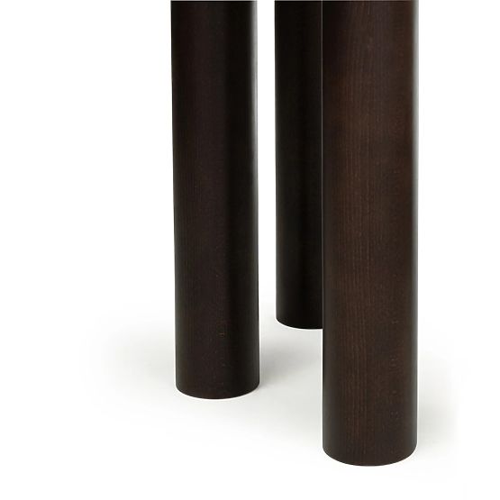 Rozkládací stůl Loa 140-200 cm, dubová dýha, ořech, bukové dřevo, zaoblený