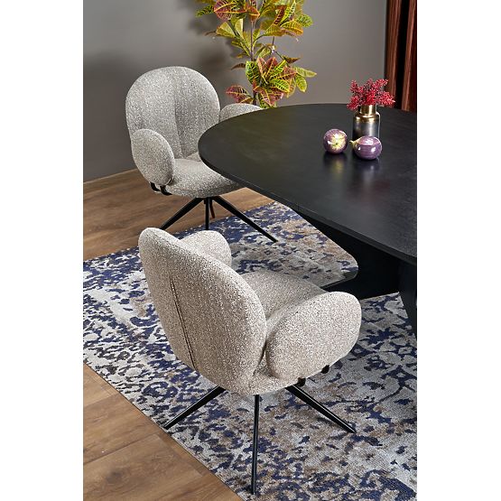 Rozkládací stůl SANDRO, černý (2p=1ks)