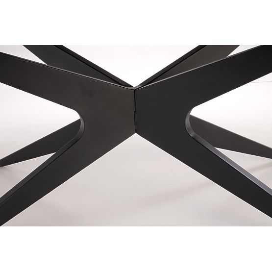 Rozkládací stůl SANDRO, černý (2p=1ks)