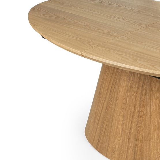 Rozkládací stůl Solan 160-200 cm, oválný, přírodní