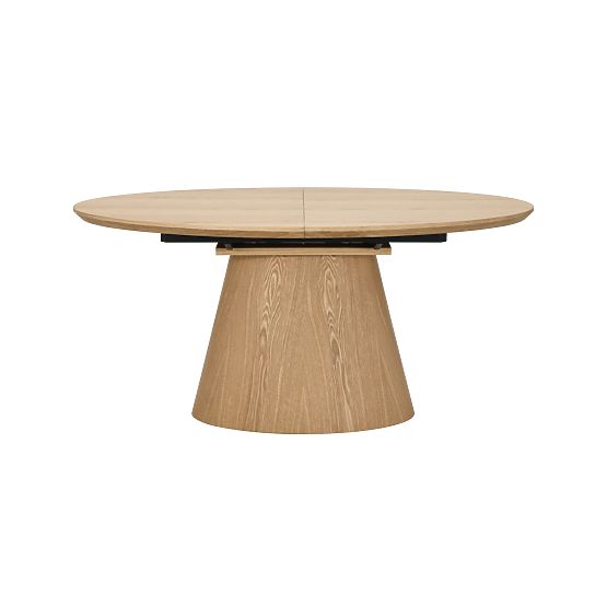 Rozkládací stůl Solan 160-200 cm, oválný, přírodní