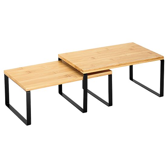 Sada 2 bambusových polic GINGER