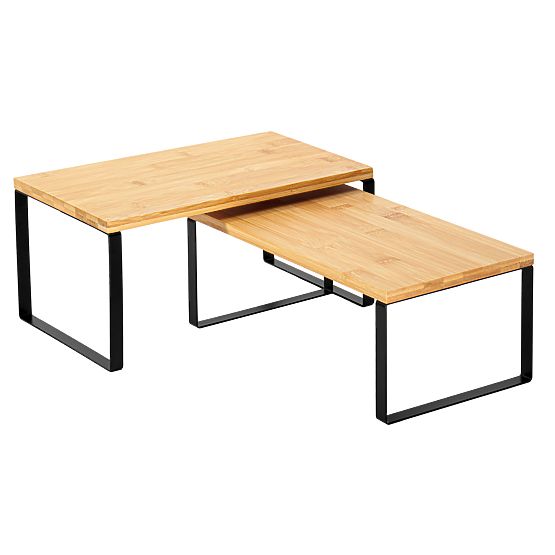 Sada 2 bambusových polic GINGER