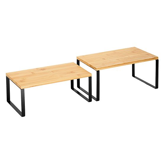 Sada 2 bambusových polic GINGER