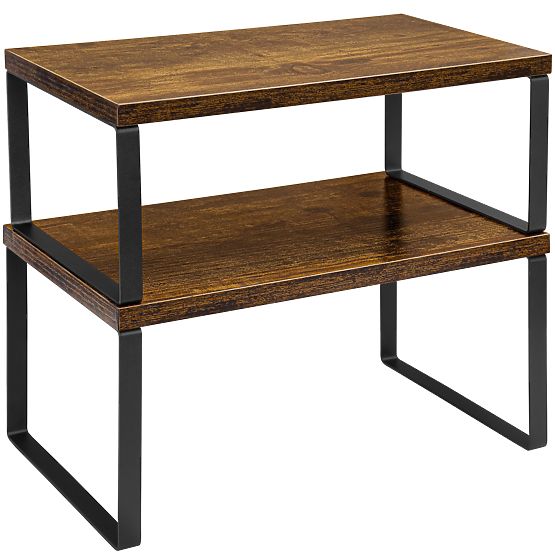 Sada 2 bambusových polic GINGER RUSTIC