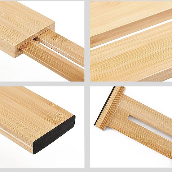 Sada 4 bambusových přepážek do zásuvky RITA