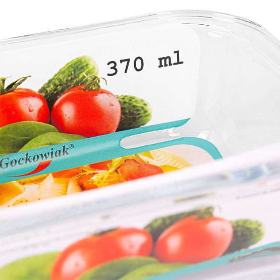 Sada 6 skleněných nádob na potraviny AMALFI