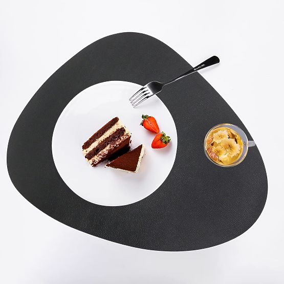 Sada 8 podložek na stůl TRIVAL BLACK