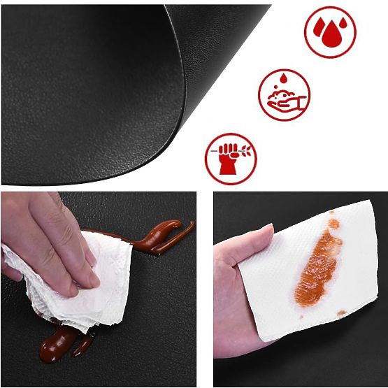 Sada 8 podložek na stůl TRIVAL BLACK