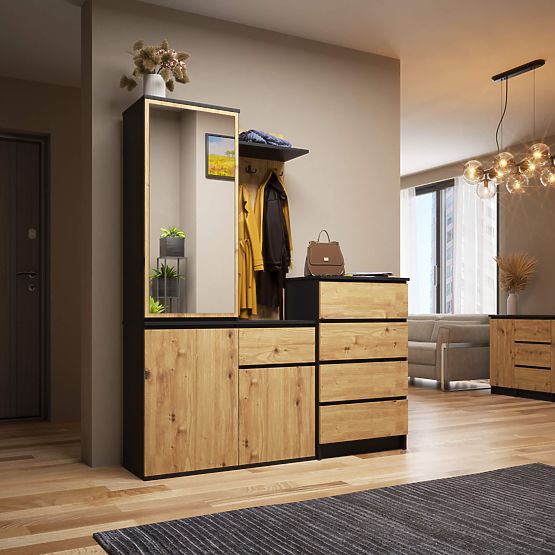 SADA DO PŘEDSÍNĚ ENTRO PK ČERNÁ / DUB ARTISAN