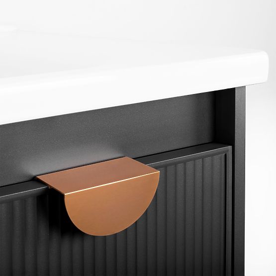 Sada koupelnového nábytku s umyvadlem Mario 60 cm Šedá