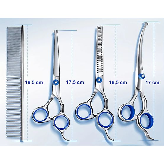 Sada nůžek pro zvířata GROMMY pro psa a kočku