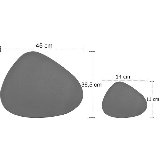 Sada prostírání na stůl TRIVAL GREY
