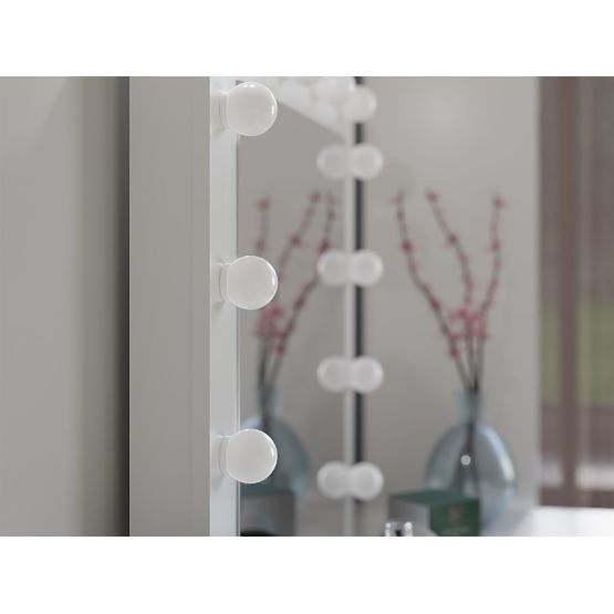 Sada toaletní stolek Marina T+ 2S+L BÍLÝ