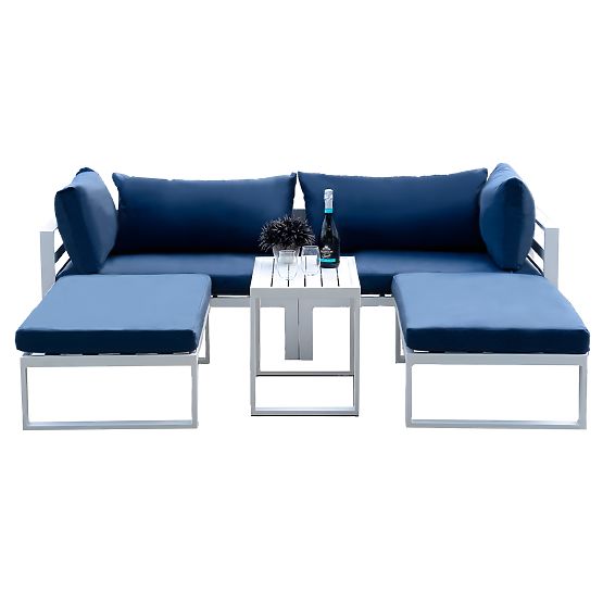 Sada zahradního nábytku SANTO bílá