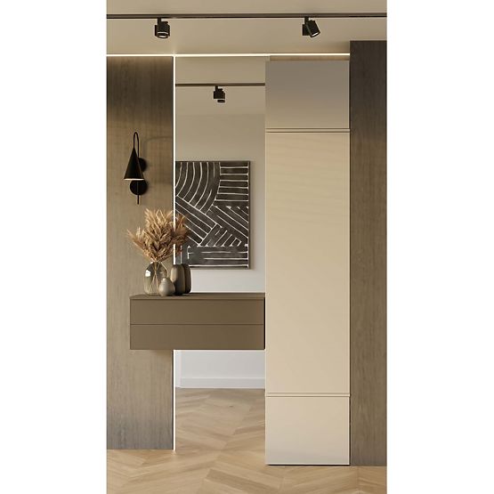 Šatní skříň HAGA 1SZ KAŠMÍR BÉŽOVÁ