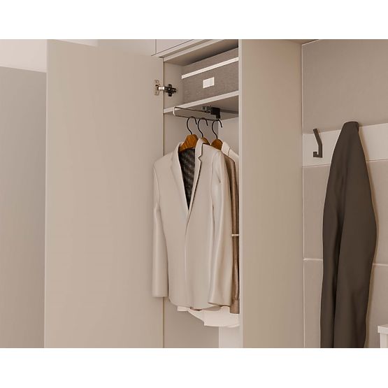 Šatní skříň HAGA 1SZ KAŠMÍR BÉŽOVÁ