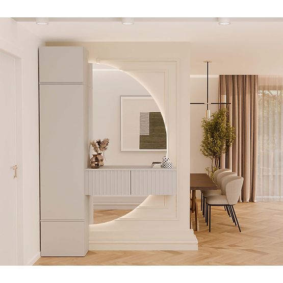 Šatní skříň HAGA 1SZ KAŠMÍR BÉŽOVÁ