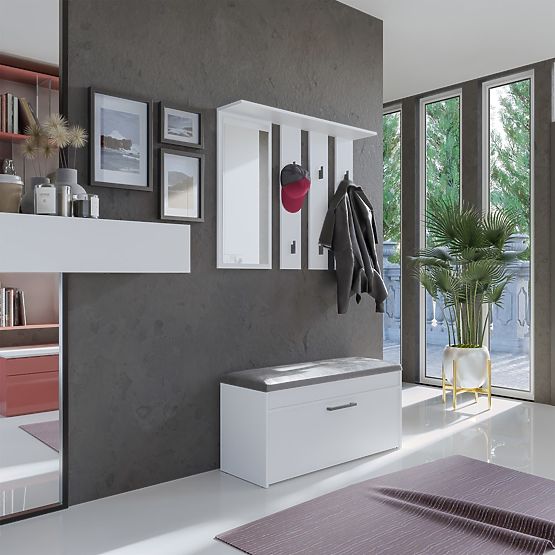 Šatní skříň Parma PARMA BÍLÁ