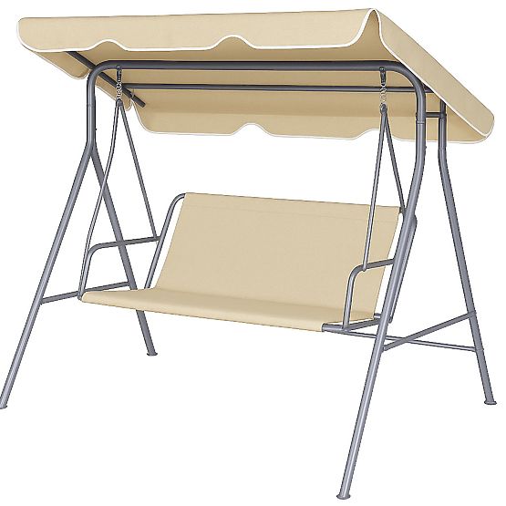 Sedák na zahradní houpačku 127x100 cm béžový MultiGarden