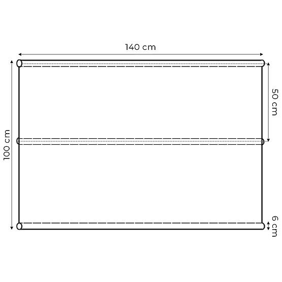 Sedák podložka na zahradní houpačku 140 x 100 cm šedá ModernHome
